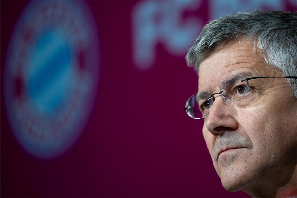 Der Präsident des Fußball-Bundesligisten FC Bayern München: Herbert Hainer.