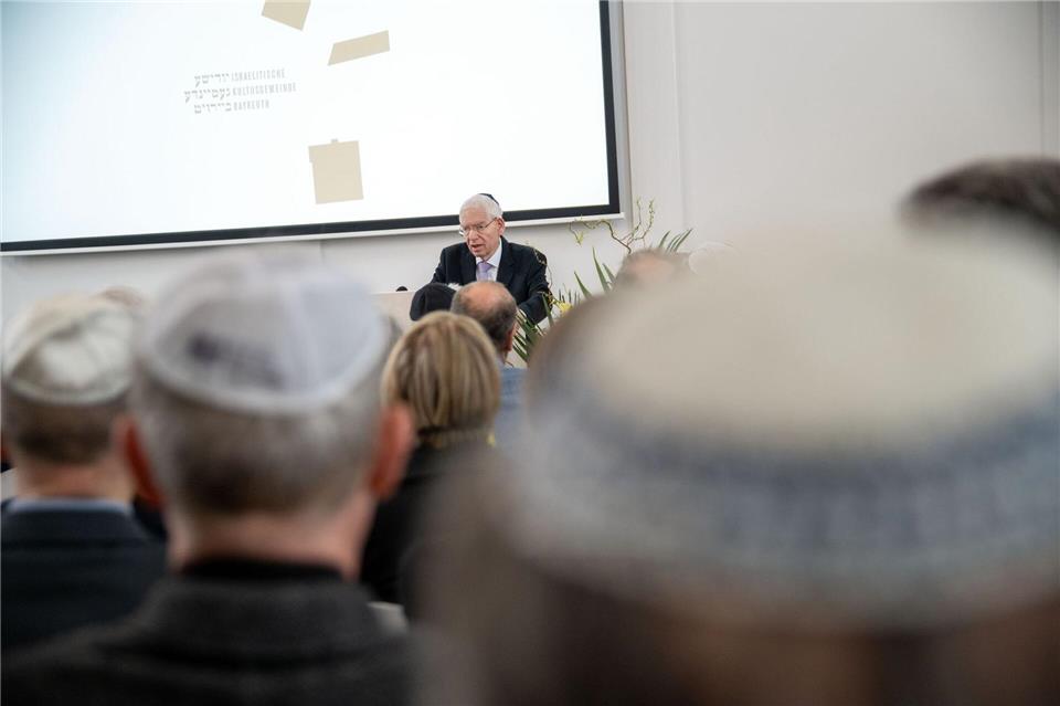 Der Präsident des Zentralrats der Juden, Josef Schuster, ist in Bayreuth zu Gast.Pia Bayer/dpa