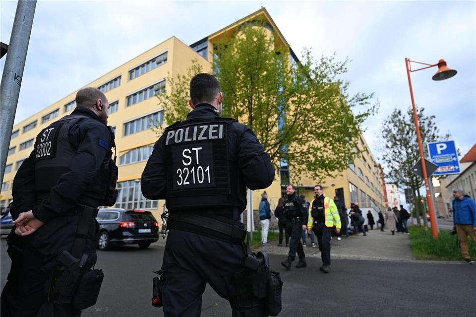 Der Prozess findet im Hochsicherheitstrakt im Gebäude des Justizzentrums Halle statt. (Archivbild)Hendrik Schmidt/dpa