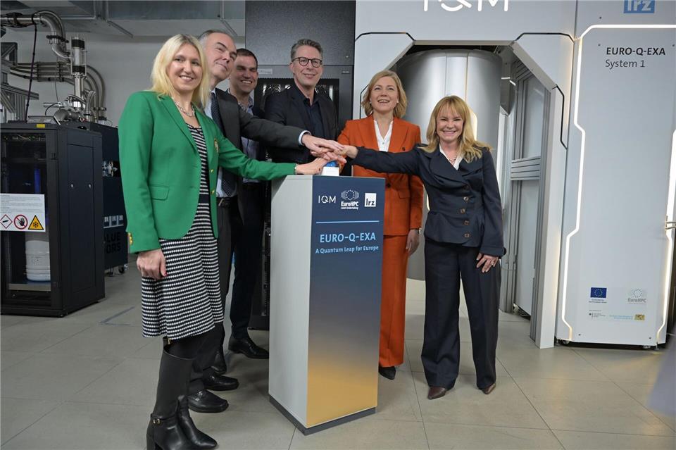 Der Quantencomputer Euro-Q-Exa wird offiziell in Betrieb genommen. Malin Wunderlich/dpa