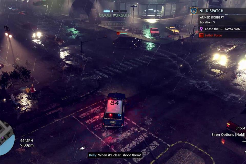 Der Regen bei Nacht erinnert an die Szenerie klassischer Gangsterfilme.Kwalee/Fallen Tree Games/Microid/dpa-tmn