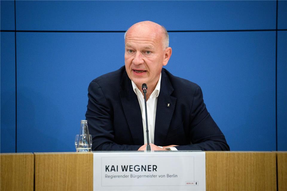 Der Regierende Bürgermeister Kai Wegner (CDU) hat seit seinem Amtsantritt 2023 schon mehrmals Partnerstädte Berlins besucht. (Archivbild) Bernd von Jutrczenka/dpa