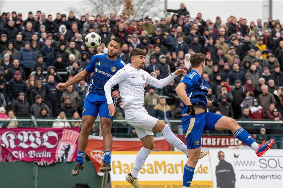 Der Regionalligist setzte sich deutlich durch.Soeren Stache/dpa