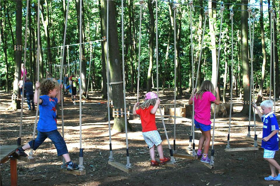 Der Rekener Niedrigseilgarten wird Schauplatz einer Osterüberraschung-Suche.