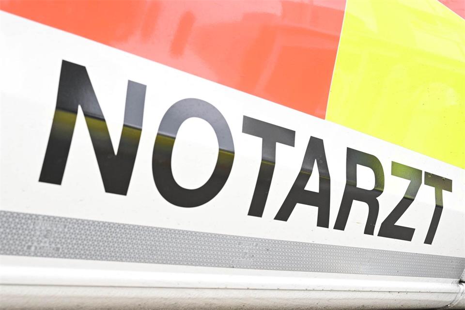 Der Rettungsdienst konnte den Forstarbeiter zunächst wiederbeleben. (Symbolbild)Bernd Weißbrod/dpa