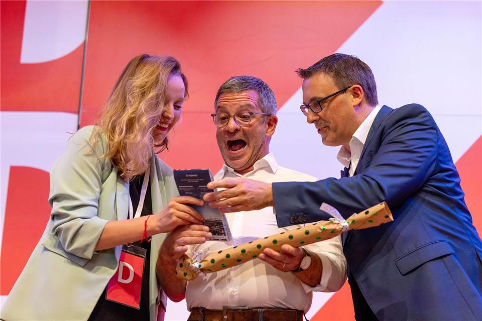 SPD schwört sich auf Kommunalwahlkampf ein  Der SPD-Oberbürgermeister von Hamm, Marc Herter, sieht Familienpolitik als wichtiges Thema im Kommunalwahlkampf.Christian Lademann/dpa