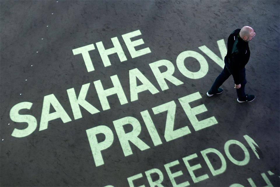 Der Sacharow-Preis wird jedes Jahr verliehen. (Archivbild)Pascal Bastien/AP/dpa