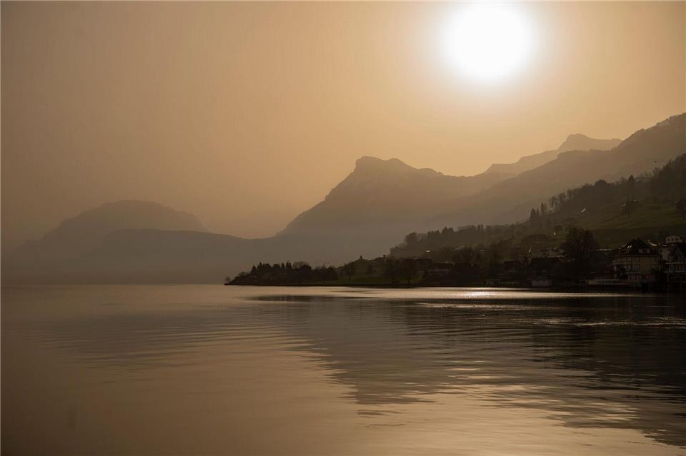 Der Saharastaub, den wir in Europa beobachteten, komme aus der nördlichen Sahara, erklärt Andreas Walter, Meteorologe beim Deutschen Wetterdienst.Urs Flueeler/KEYSTONE/dpa