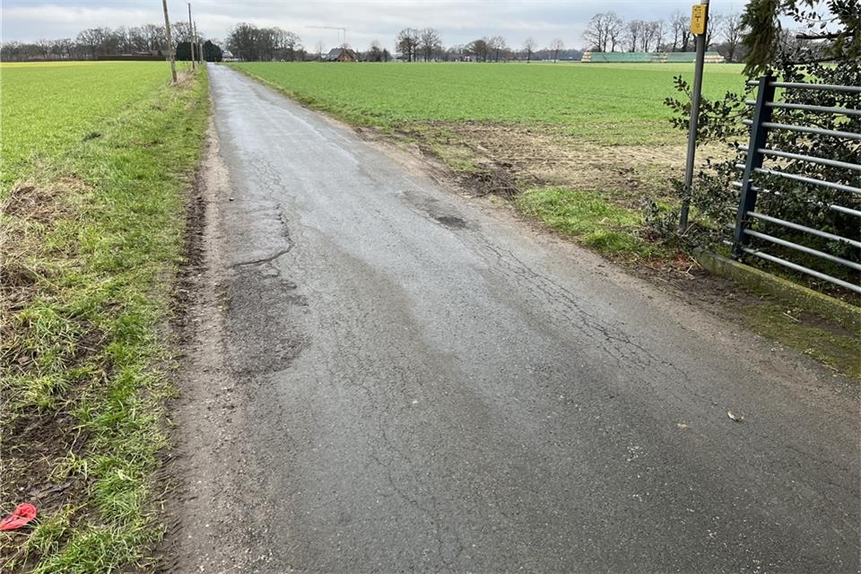 Der Schäpersweg in Erle ist in einem schlechten Zustand.