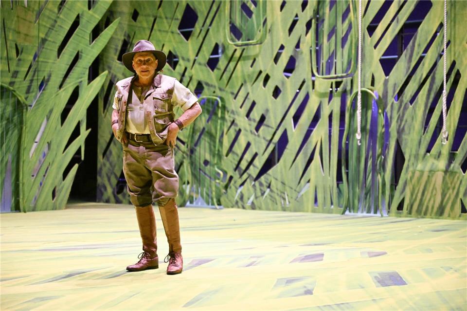 Der Schauspieler und „Tatort“-Kommissar Richy Müller probt für eine Gastrolle im Musical „Tarzan“.Bernd Wei�brod/dpa