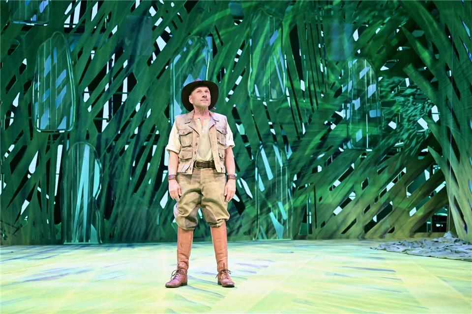 Der Schauspieler und „Tatort“-Kommissar Richy Müller probt für eine Gastrolle im Musical „Tarzan“.Bernd Wei�brod/dpa