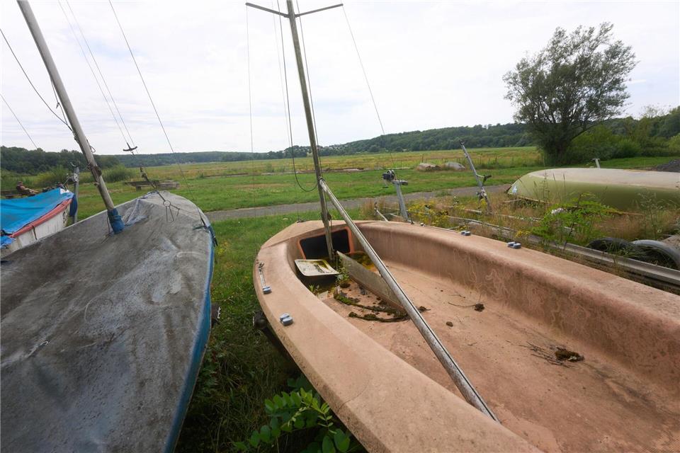 Der See liegt seit drei Jahren trocken. (Archivbild)Thomas Frey/dpa