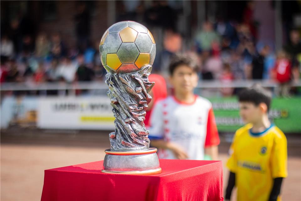 Der Siegerpokal.