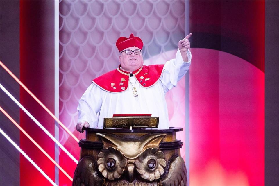 Der Sitzungspräsident und Obermessdiener Andreas Schmitt ist aus gesundheitlichen Gründen in diesem Jahr nicht bei „Mainz bleibt Mainz“ dabei. (Archivbild) Lando Hass/dpa