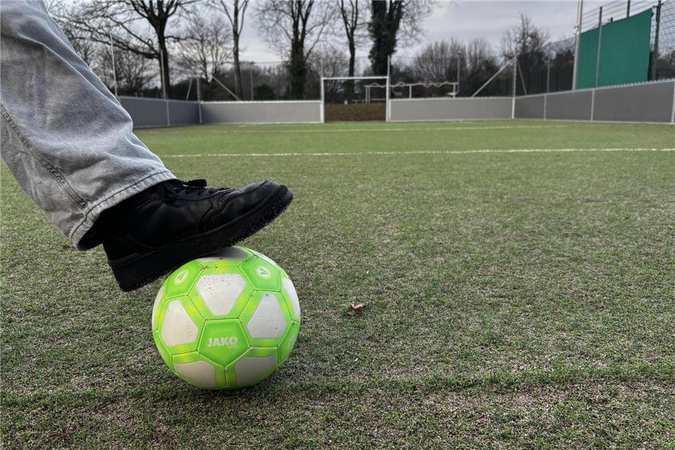 Der Soccerplatz an der Antoniusschule wird schon gut genutzt.