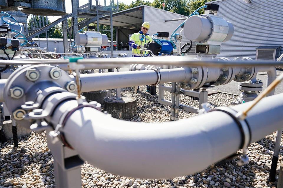 Der Speicher Frankenthal umfasst zwei „Speicherhorizonte“ in 700 Meter und 1.000 Meter Tiefe. (Archivbild)Uwe Anspach/dpa