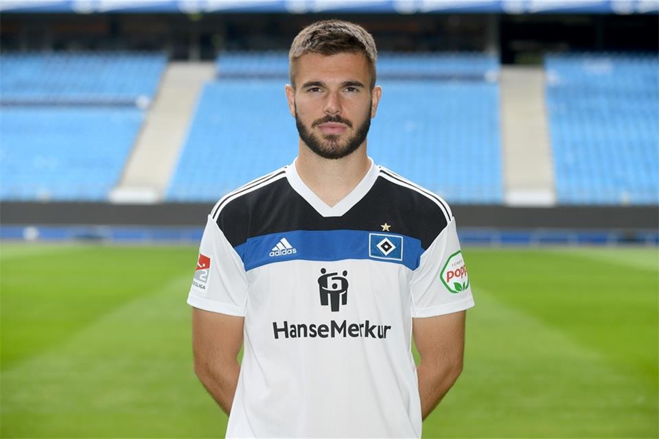 B-Probe positiv: DFB entscheidet über Vuskovic-Sperre Der Spieler des Fußball-Zweitligisten Hamburger Sport Verein: Mario Vuskovic.