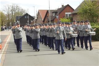 Der Spielmannszug Heiden hat bei dem Wettstreit den zweiten Platz gewonnen.