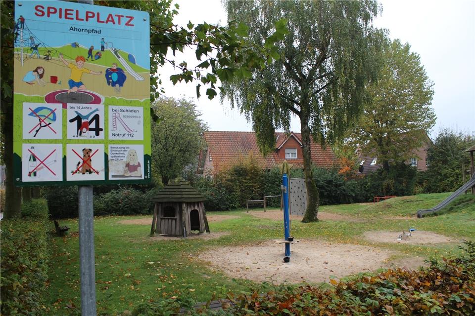 Der Spielplatz am Ahornpfad soll neu gestaltet werden.