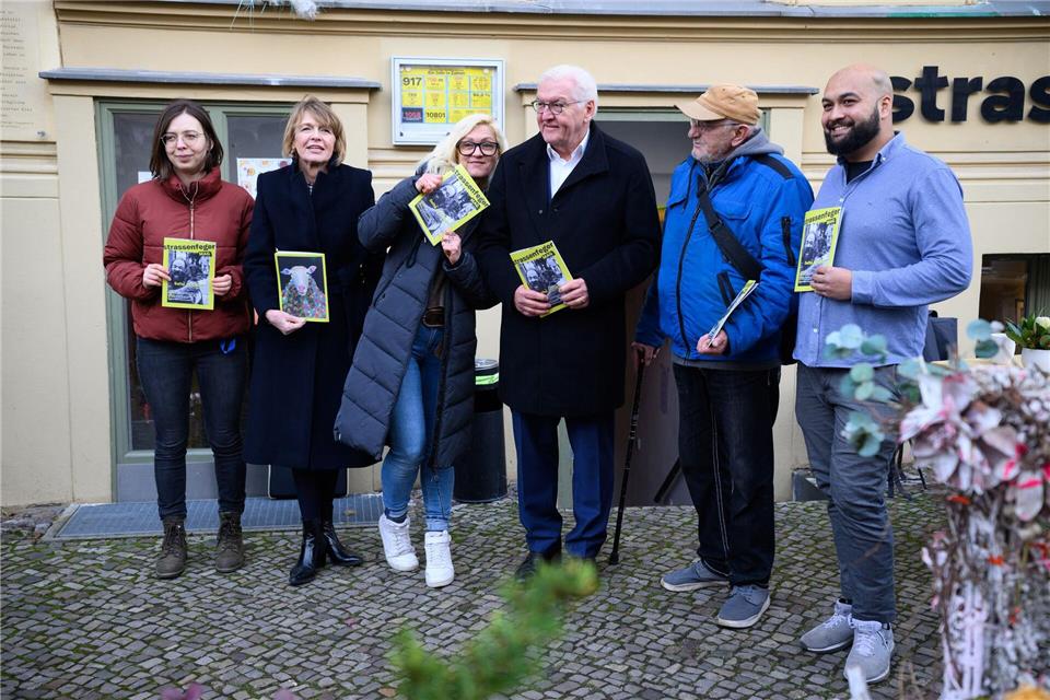 Der Strassenfeger wurde vor 30 Jahren gegründet.Bernd von Jutrczenka/dpa
