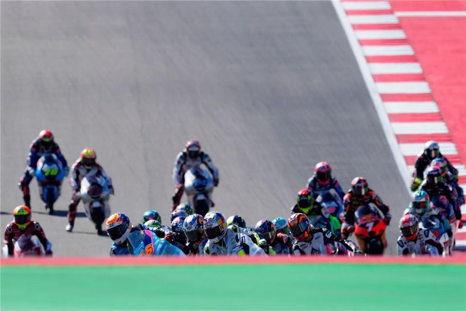 Der Sturz von Noah Dettwiler überschattete das Moto3-Rennen in Malaysia. (Archvibild)Jose Breton/AP/dpa