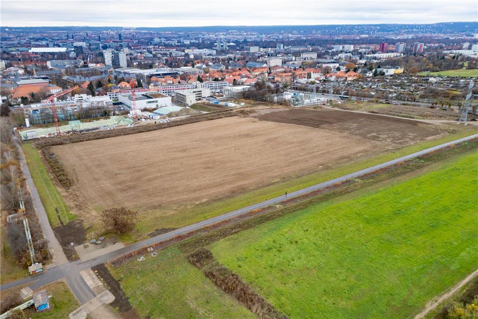 Der Südpark soll das zentrale Ausstellungsgelände der Bundesgartenschau 2033 werden.Robert Michael/dpa