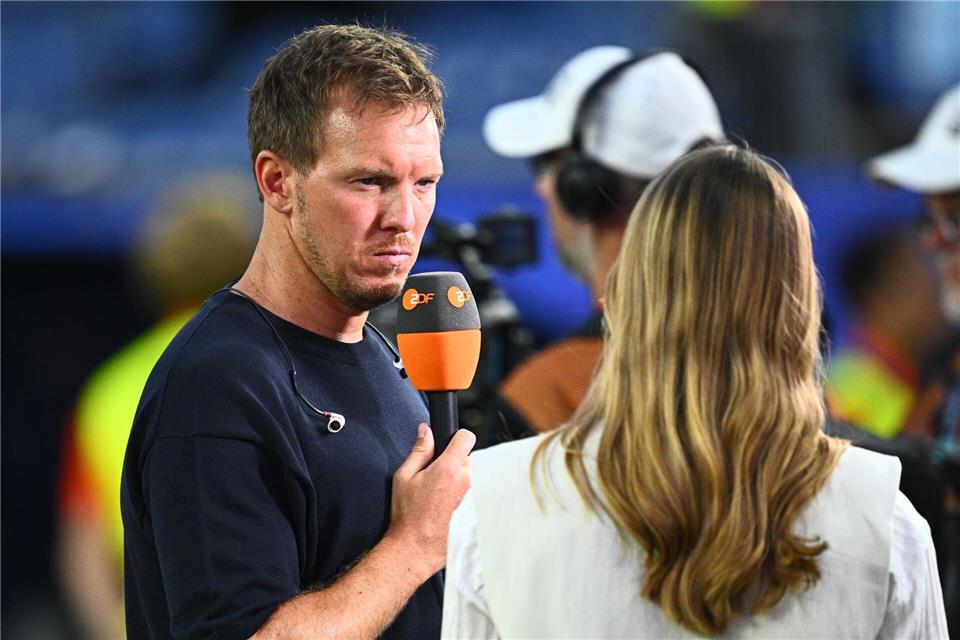 Der TV-Auftritt von Bundestrainer Julian Nagelsmann nach dem WM-Aus sorgte für geteilte Meinungen. Tom Weller/dpa
