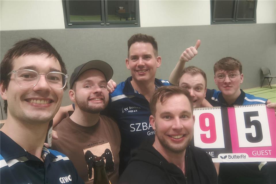 Der TVB bejubelte einen Derby-Erfolg gegen den VfL Rhede.