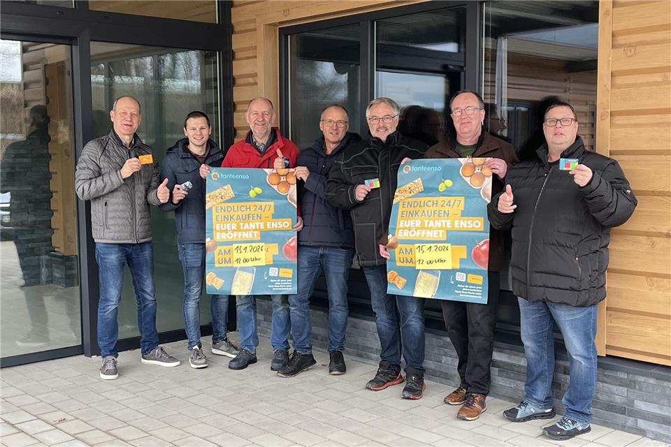 Der Tante-Enso-Markt steht. Die Initiatoren des DIEK-Projekts freuen sich schon auf die feierliche Eröffnung am 15. Januar und laden alle Bürgerinnen und Bürger dazu ein