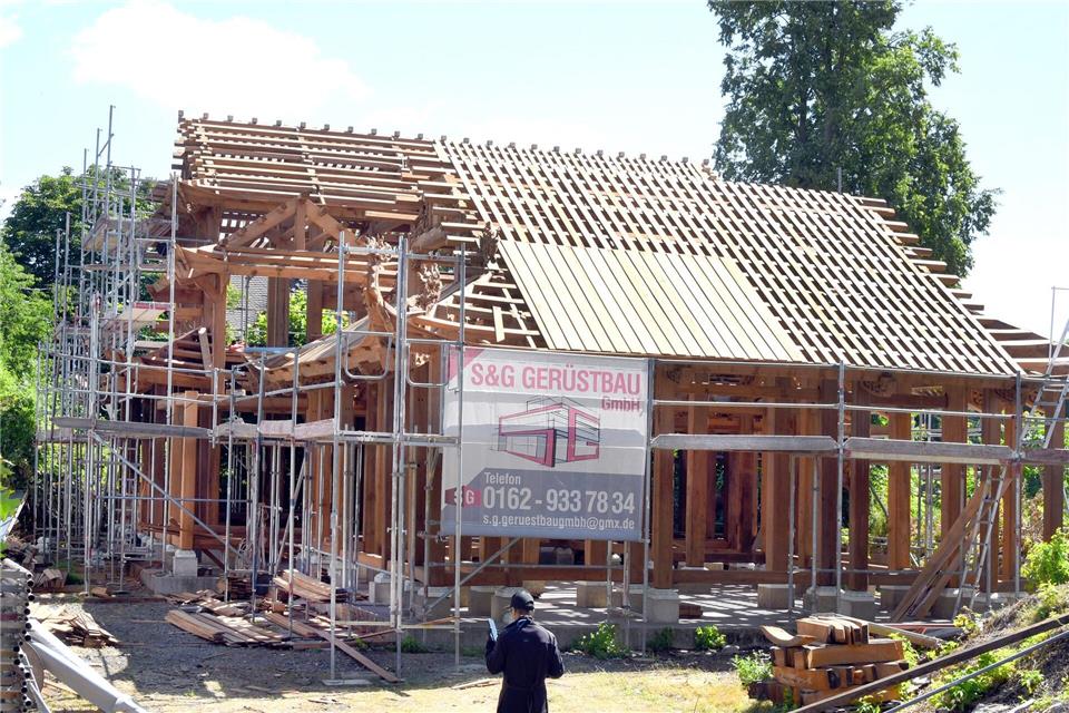 Der Tempel kommt ohne Schrauben aus.Waltraud Grubitzsch/dpa /dpa