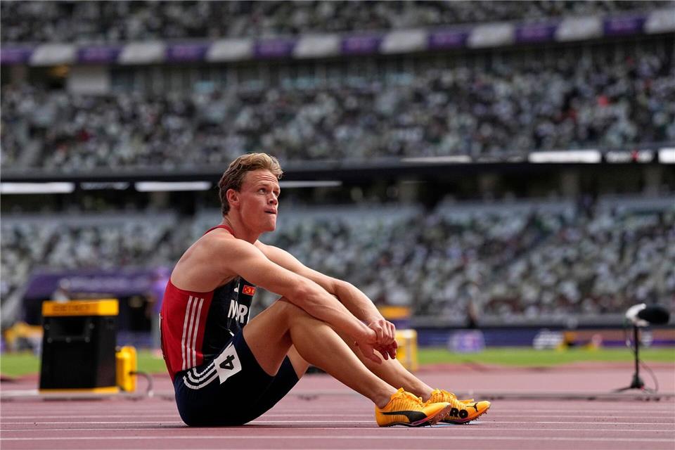 Der Topfavorit Sander Skotheim ist raus.Petr David Josek/AP/dpa