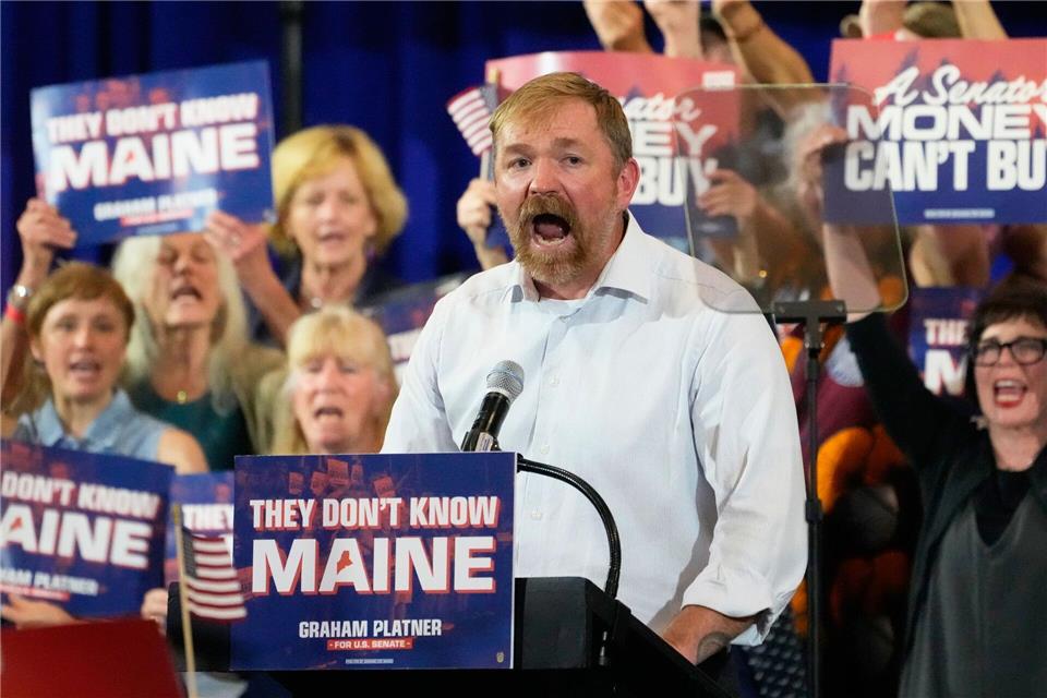 Der US-Demokrat Graham Platner zieht sich aus dem Wahlkampf zurück. (Archivbild)Robert F. Bukaty/AP/dpa