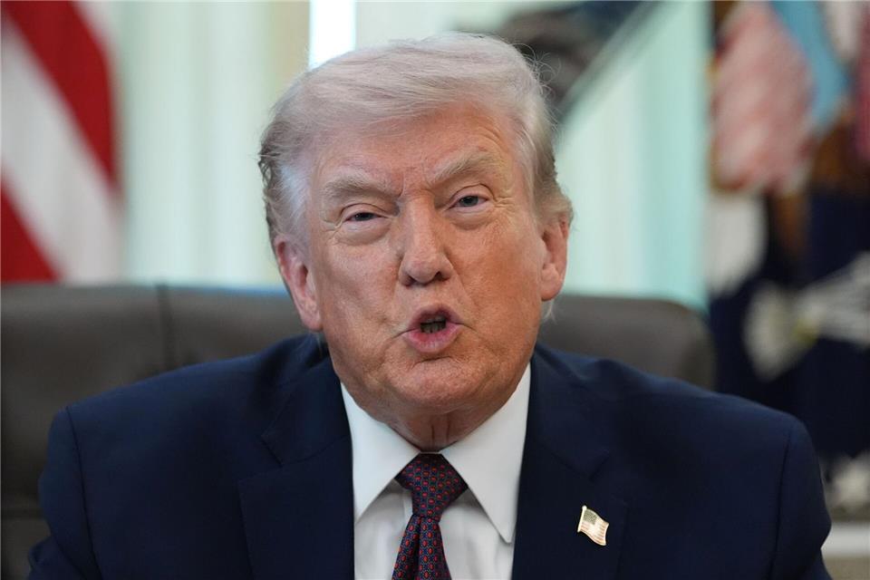 Der US-Präsident hat mit den „Artemis 2“-Astronauten gesprochen. (Archivbild)Alex Brandon/AP/dpa