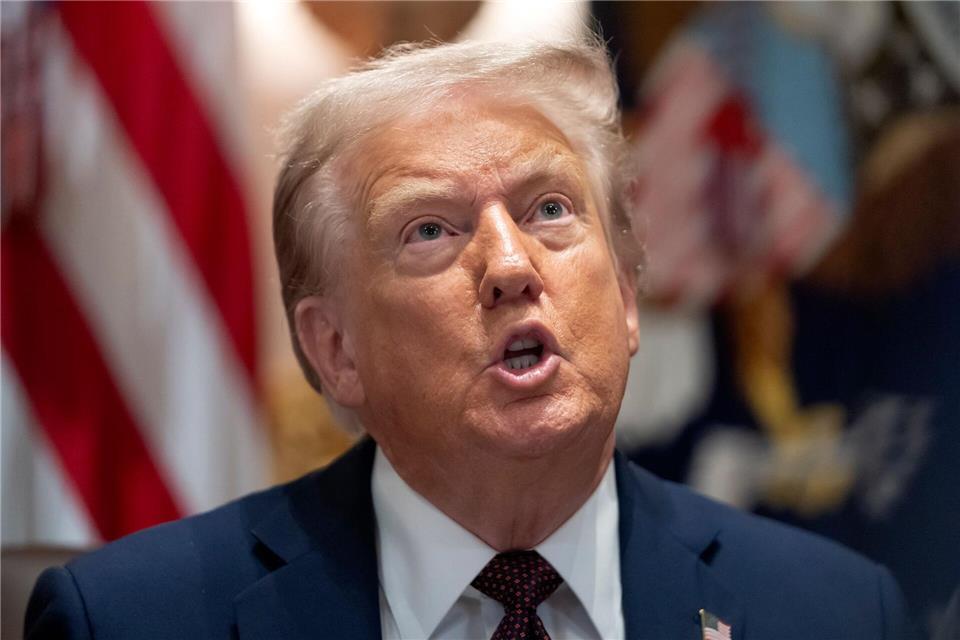 Der US-Präsident hatte bereits im Februar den Gazastreifen für sich beansprucht. Mark Schiefelbein/AP/dpa