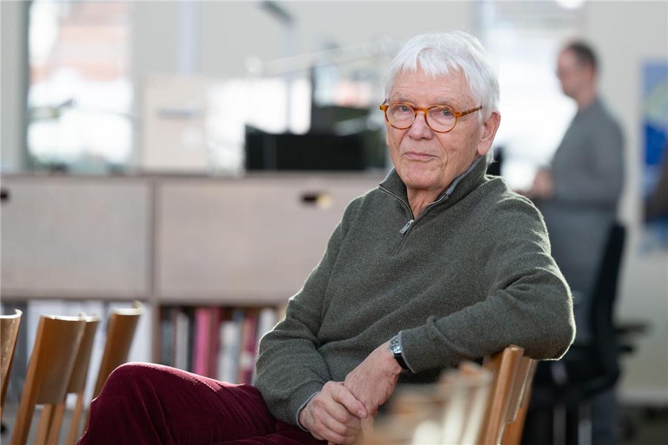 Der Unternehmer Fritz Albert Straub will künftig mit einer Stiftung Projekte im Bereich von Kultur, Bildung und Demokratie unterstützen.Sebastian Kahnert/dpa