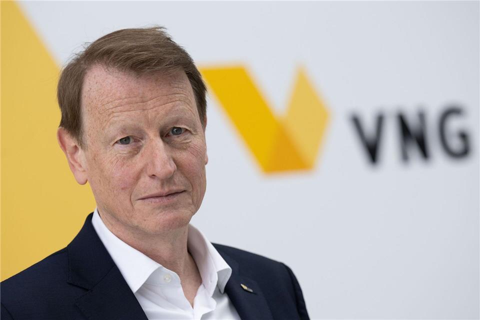 Der VNG-Chef sieht beim Hochlauf der Wasserstoffwirtschaft noch große Hürden. (Archivbild) Hendrik Schmidt/dpa