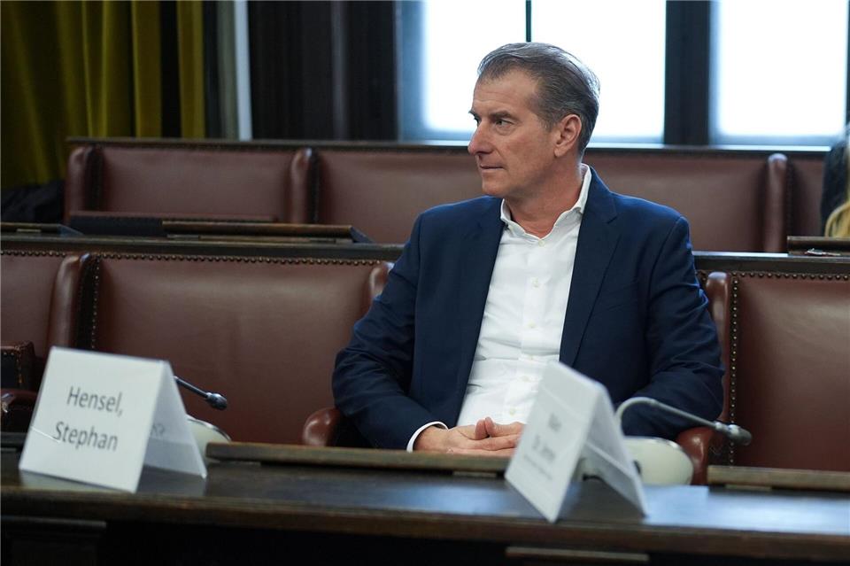 Der Vater der Block-Kinder, Stephan Hensel, nimmt als Nebenkläger am Prozess gegen seine Ex-Frau teil.Marcus Brandt/dpa