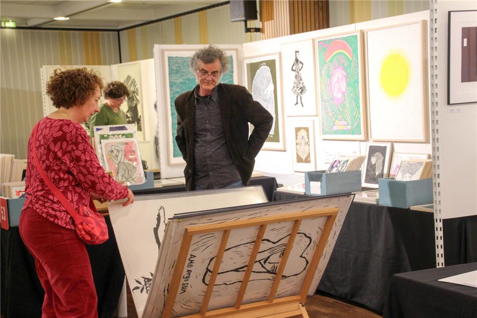 Der Vennehof verwandelte sich am Wochenende in eine Kunstausstellung.