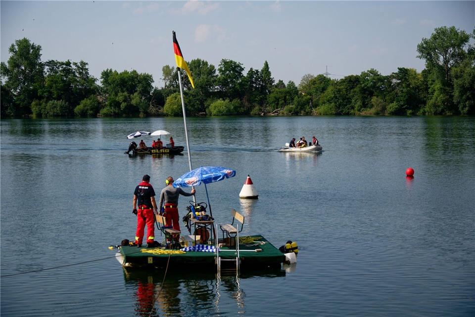 Der Vermisste war mit drei anderen Jugendlichen in einem Boot unterwegs.Henning Kaiser/dpa