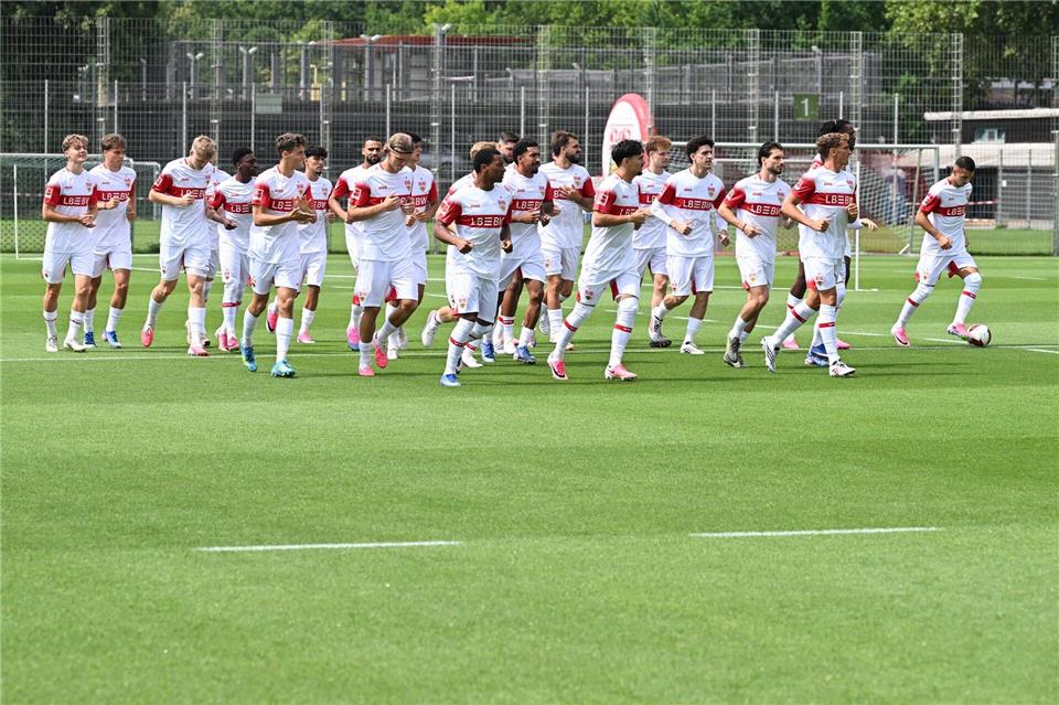 Der VfB Stuttgart ist in die Saisonvorbereitung eingestiegen.Bernd Weißbrod/dpa