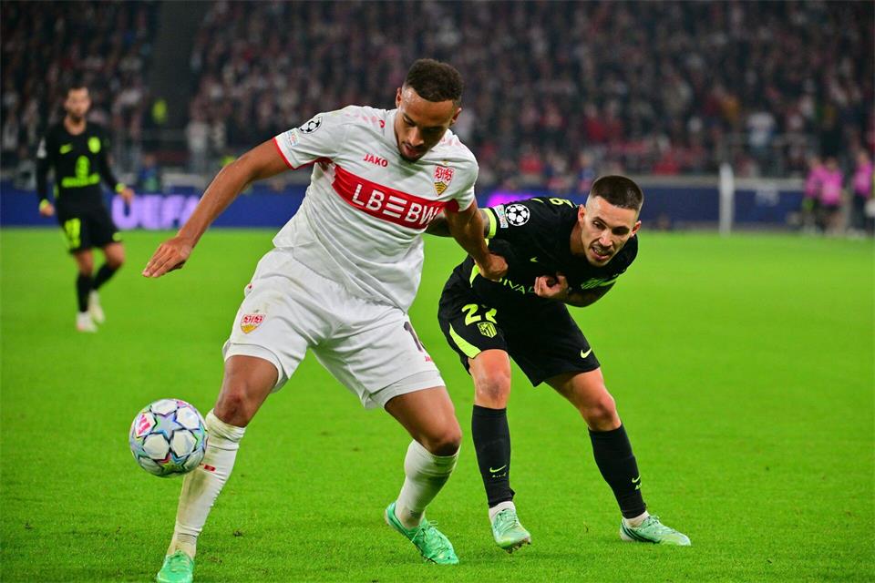 Der VfB stellte Atlético immer wieder vor Probleme.Jan-Philipp Strobel/dpa