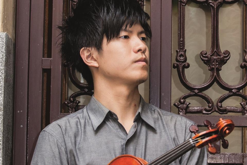 Der Violinist Wen-Hang-Chang stammt aus Taiwan.