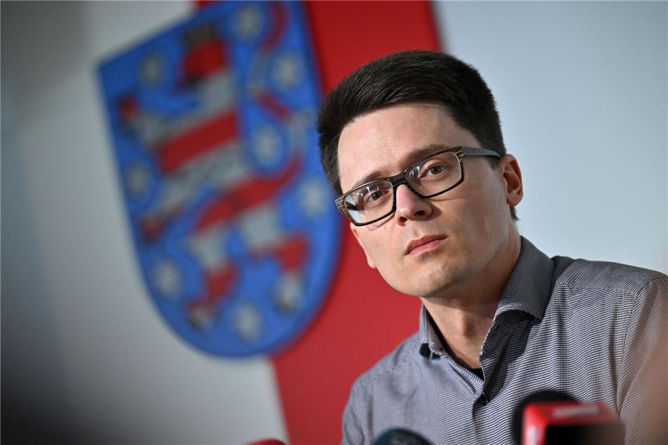 Der Vorsitzende, Christian Schaft, will die Linksfraktion bei einer möglichen Neuauflage eines Kooperationsformats mit den Regierungsfraktionen von CDU, SPD und BSW nicht einfach als Mehrheitsbeschaffern wahrgenommen haben. (Archivbild)Martin Schutt/dpa