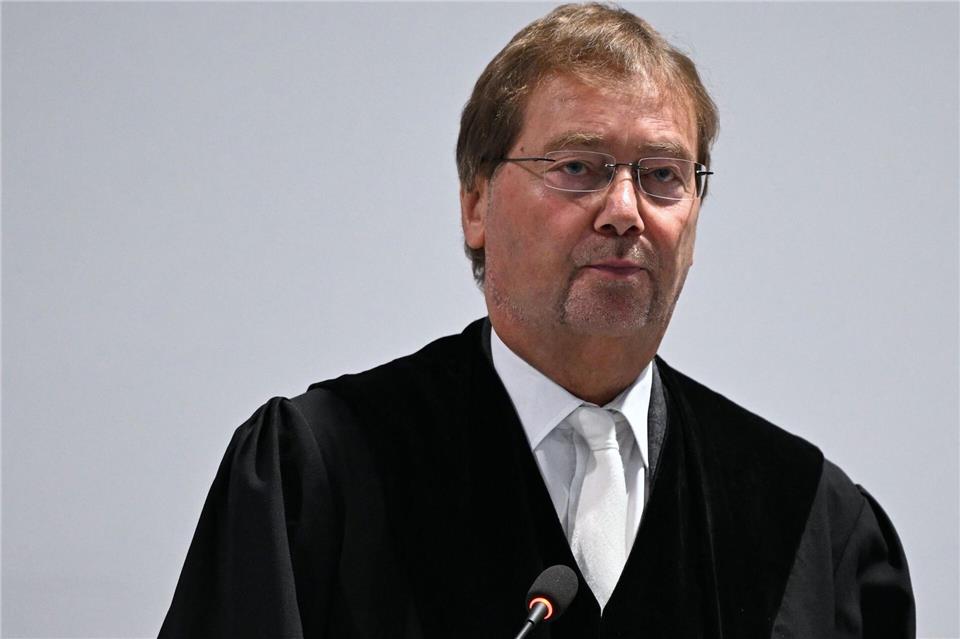Der Vorsitzende Richter Dirk Sternberg führte den Prozess seit November 2025. Hendrik Schmidt/dpa