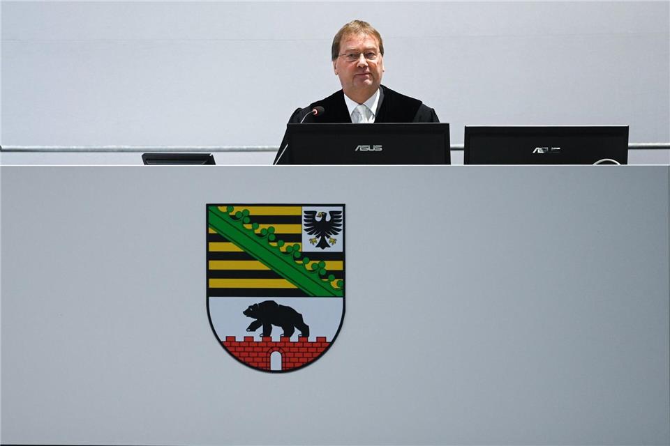 Der Vorsitzende Richter Dirk Sternberg.Heiko Rebsch/dpa