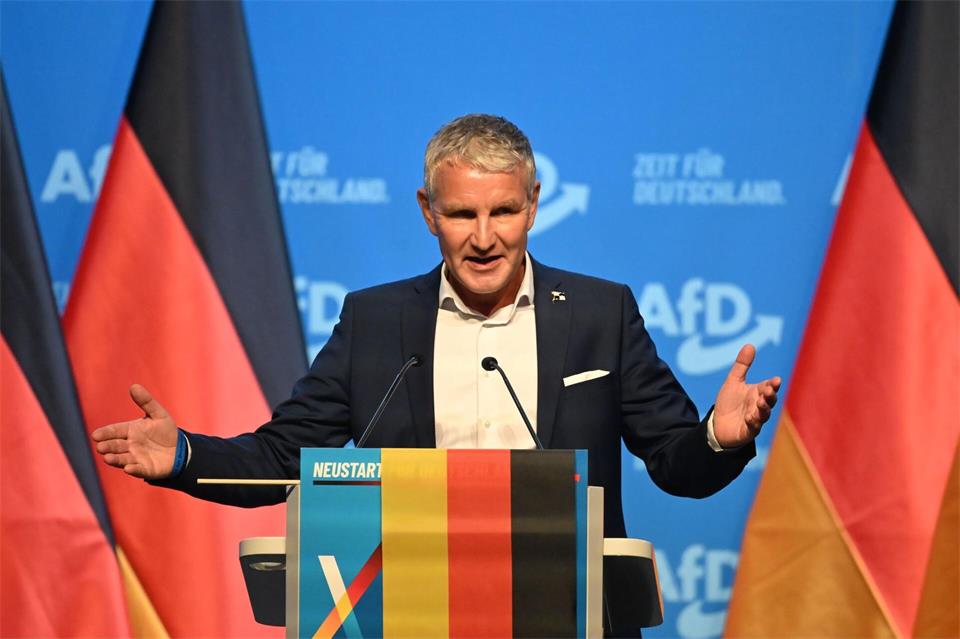 Der Vorsitzende der AfD in Thüringen, Björn Höcke, ist als Redner am Tag der Deutschen Einheit in Fürstenwalde im Osten Brandenburgs angekündigt. (Archivbild)Katharina Kausche/dpa