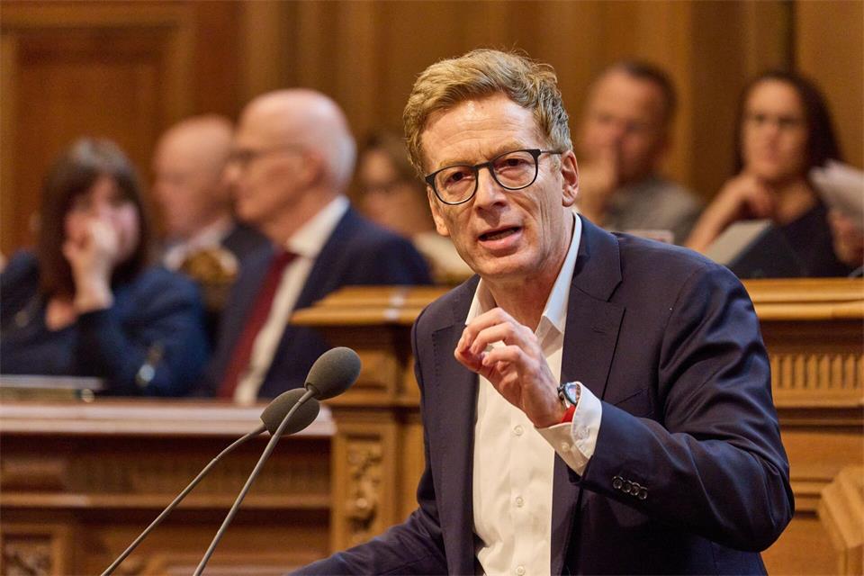Der Vorsitzende der SPD-Bürgerschaftsfraktion Dirk Kienscherf ist für ein AfD-Verbot. (Archivbild)Georg Wendt/dpa