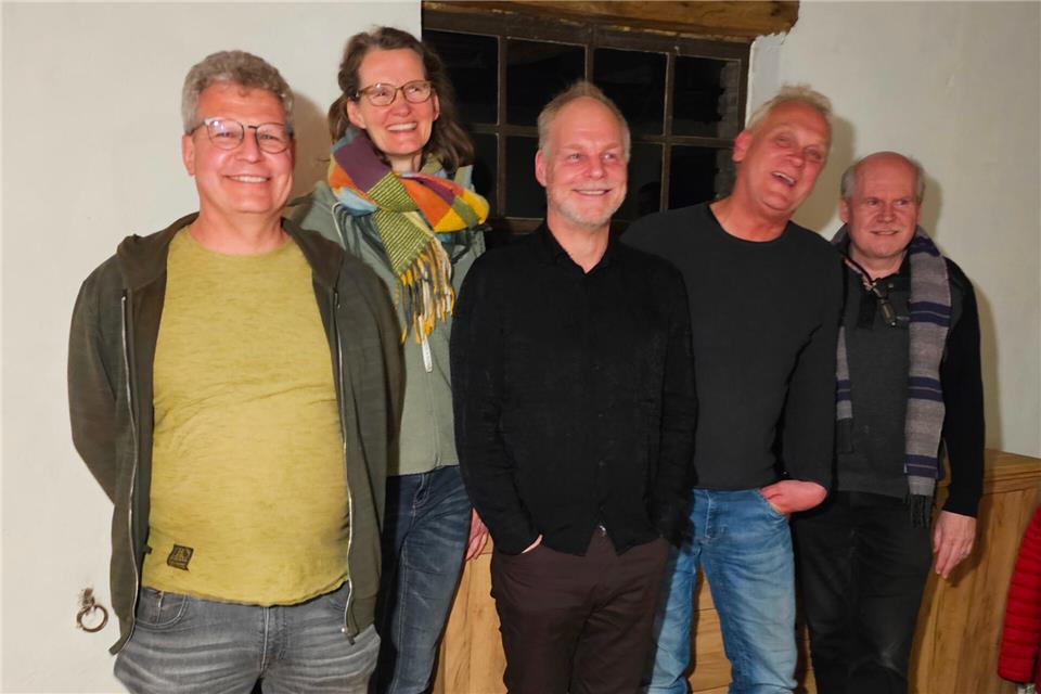 Der Vorstand des neuen Vereins „Raesfeld Erlebnis“ (v. l.): Rainer Böhle, Ulrike Ebbert (beide Beisitzer), Ulrich Meyering (stellvertretender Vorsitzender), Vorsitzender Dirk Nießing und Klaus Kriebel (Kassenwart).