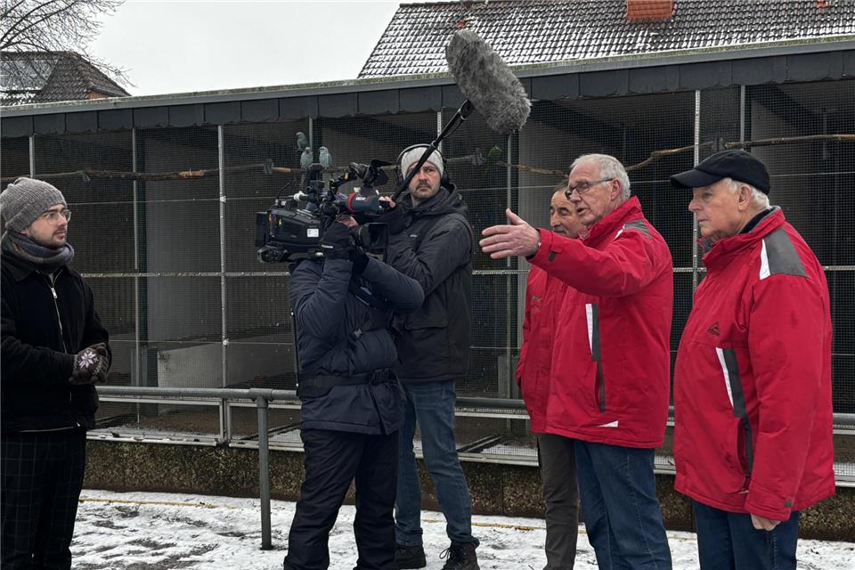 Der WDR filmte im Januar im Vogelpark.
