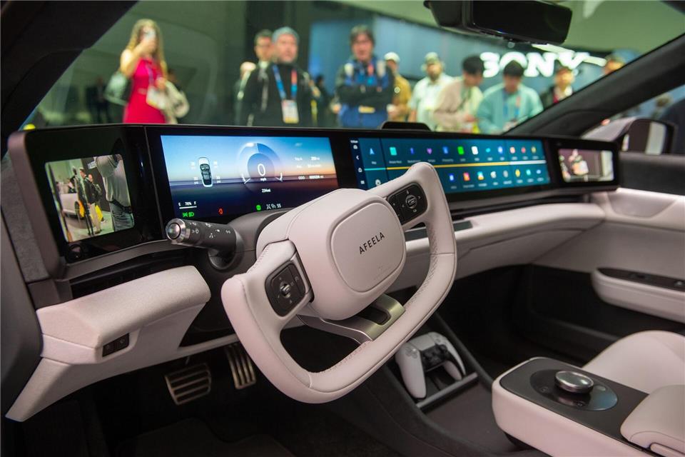 Der Wagen mit dem Namen Afeela 1 sollte den Insassen auch Entertainment aus dem Sony-Konzern bieten. (Archivbild)Andrej Sokolow/dpa